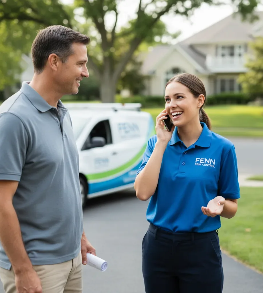 Fenn Pest Control customer support in Shinnston